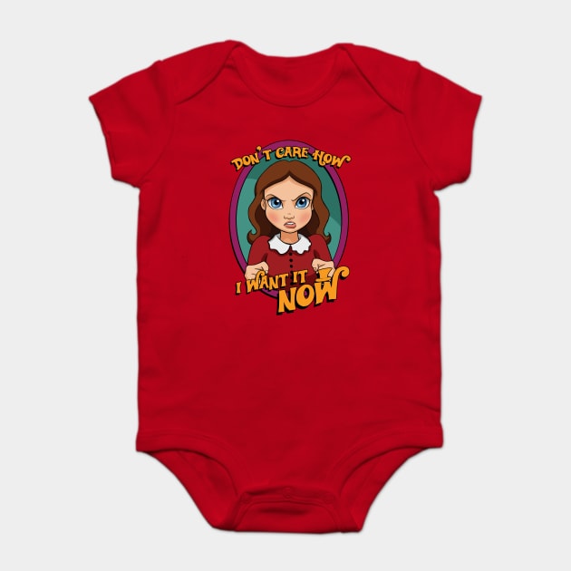 I Want it NOW Baby Bodysuit by Ellador